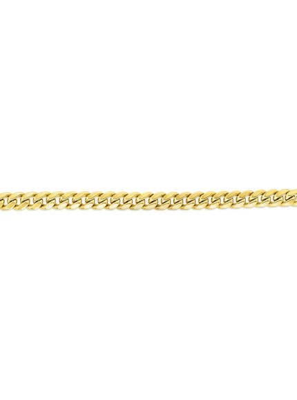 6.15mm 10k Yellow Gold Semi Solid Miami Cuban Bracelet