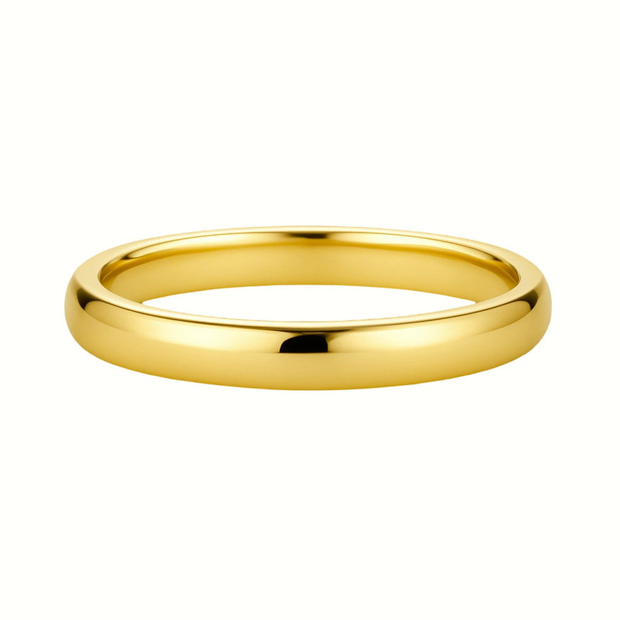14k Yellow Gold 4mm Comfort Fit Wedding Band