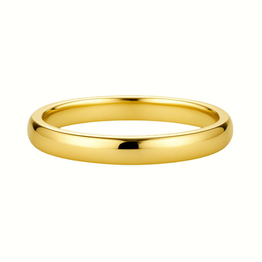 14k Yellow Gold 4mm Comfort Fit Wedding Band