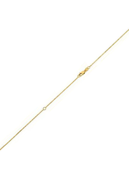 Extendable Bead Chain in 14k Yellow Gold (1.0mm)