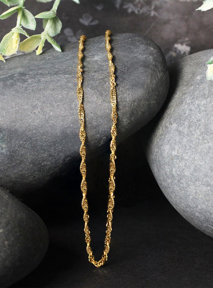 14k Yellow Gold Singapore Chain 1.7mm