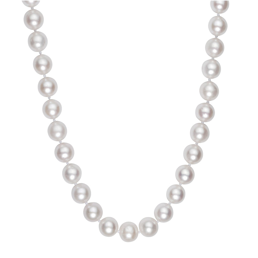 Pearl Necklace with 14K Yellow Gold