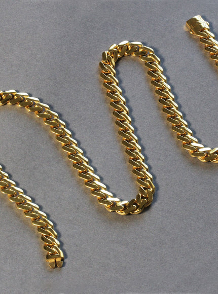14k Yellow Gold 22 inch Polished Curb Chain Necklace