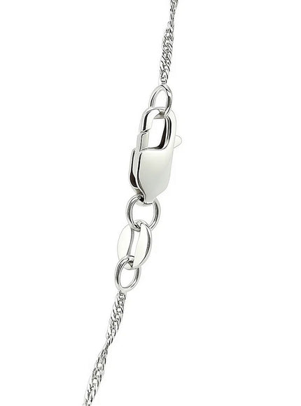 14k White Gold Singapore Chain 1.5mm