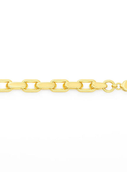 3.6mm 14k Yellow Gold French Cable Chain Bracelet
