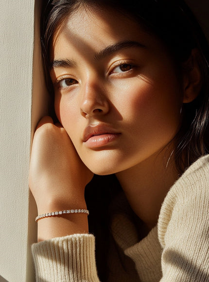 Lab Grown Round Diamond Tennis Bracelet in 14k Yellow Gold (3 cctw F/G VS2/SI1)