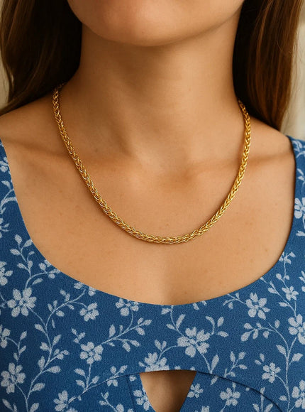 3.15mm 14k Yellow Gold Diamond Cut Round Franco Chain