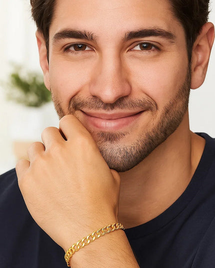 4.7mm 10k Yellow Gold Curb Bracelet