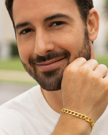 4.7mm 10k Yellow Gold Curb Bracelet