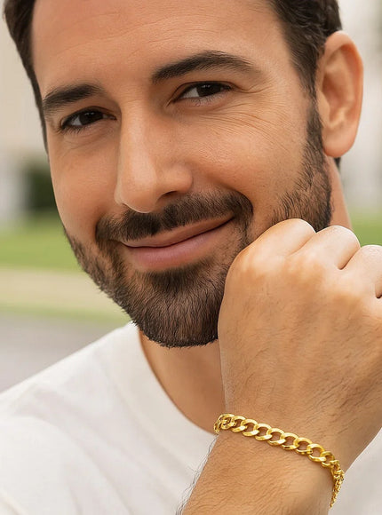 4.7mm 10k Yellow Gold Curb Bracelet