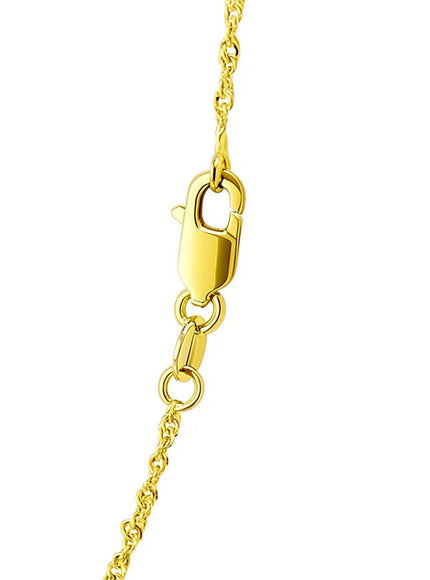 14k Yellow Gold Singapore Chain 1.5mm