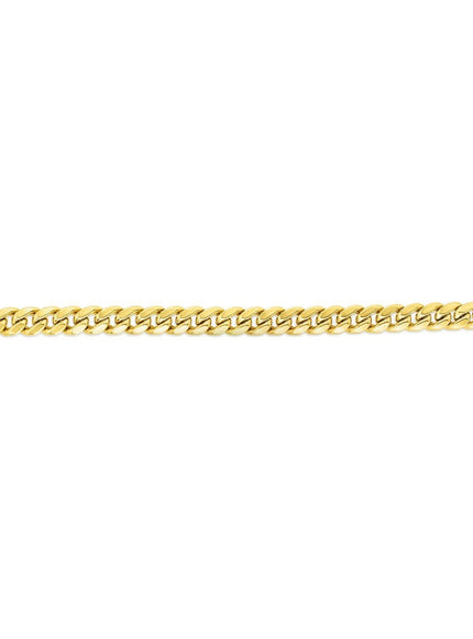 8.25mm 14k Yellow Gold Classic Miami Cuban Solid Bracelet
