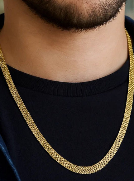 14k Yellow Gold Bismarck Chain (7.00 mm)