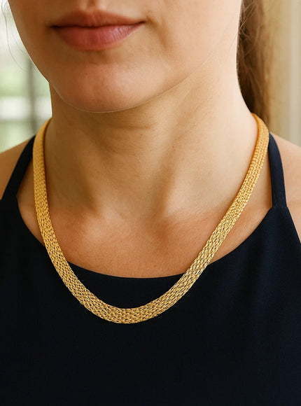 14k Yellow Gold Bismarck Chain (7.00 mm)