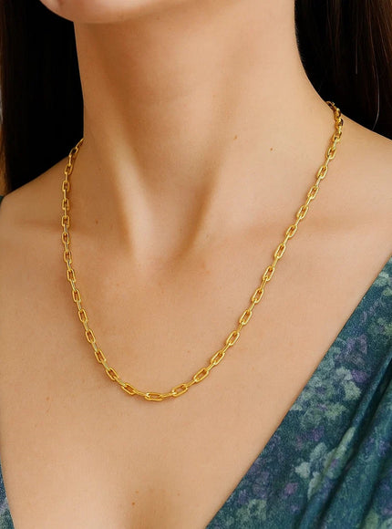 14k Yellow Gold French Cable Link Chain 3.6 mm