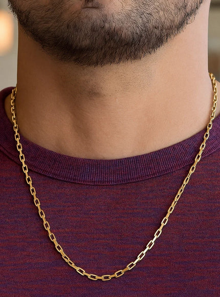 14k Yellow Gold French Cable Link Chain 3.6 mm