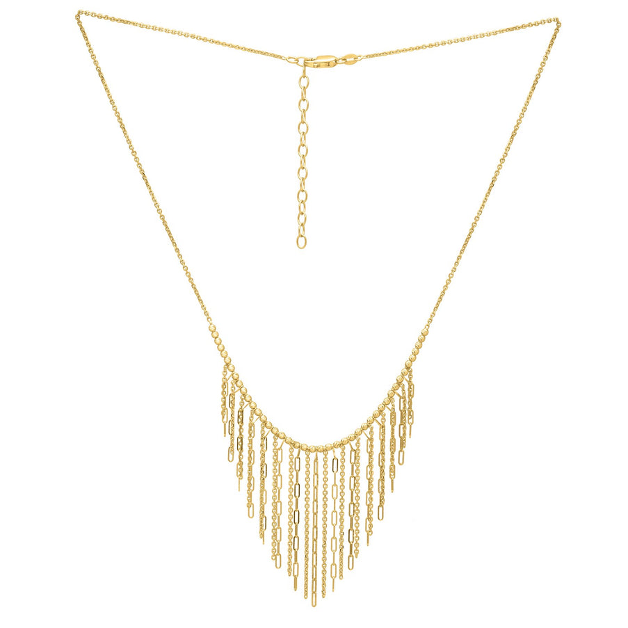 Fringe Necklace in 14K Yellow Gold