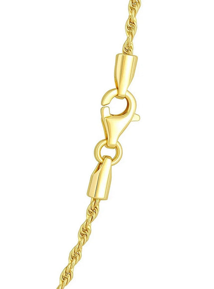 14k Yellow Gold Light Rope Chain 1.5mm