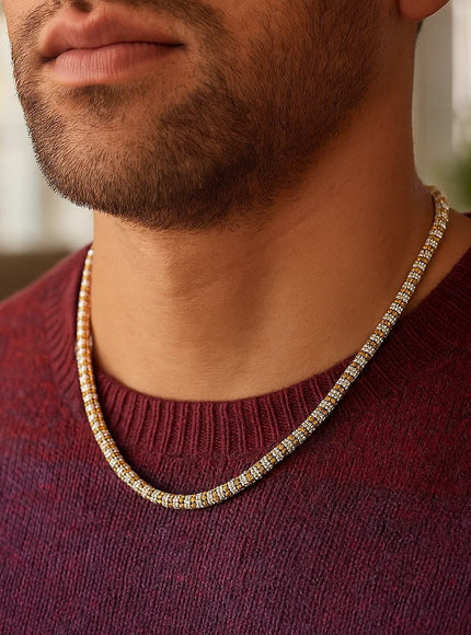Ice Barrel Chain in 14k Yellow Gold (4.25 mm)