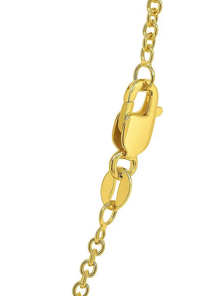 14k Yellow Gold Round Cable Link Chain 1.9mm
