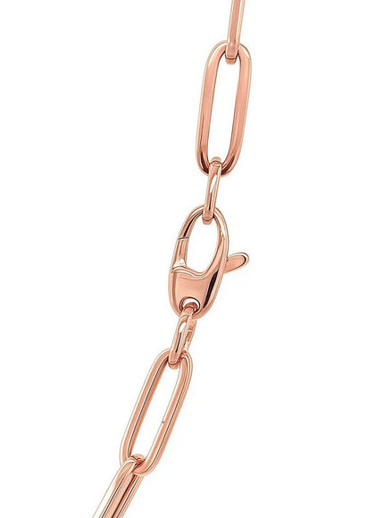 14K Rose Gold Bold Paperclip Chain (4.2 mm)