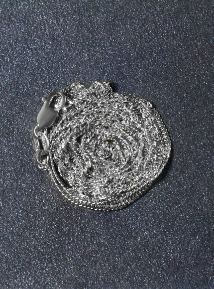 14k White Gold Singapore Chain 1.7mm