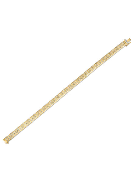 14k Yellow Gold Diamante Flex Bracelet
