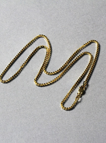 18k Yellow Gold Classic Box Chain 1.4mm