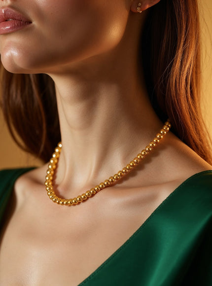 14k Yellow Gold Bead Chain (3mm)