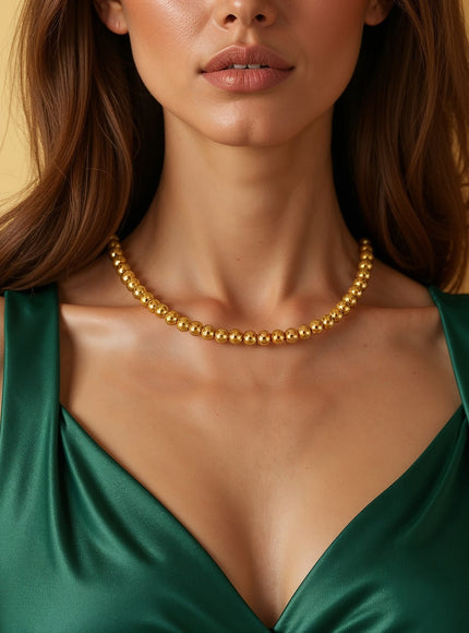 14k Yellow Gold Bead Chain (3mm)