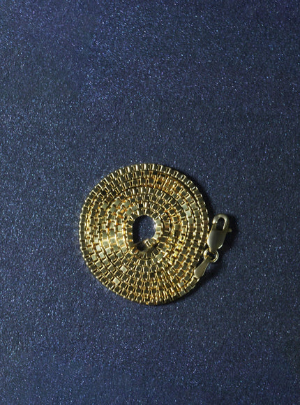 10k Yellow Gold Classic Box Chain 1.4mm