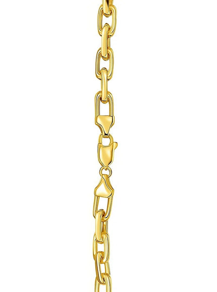 14k Yellow Gold French Cable Link Chain 4.8 mm