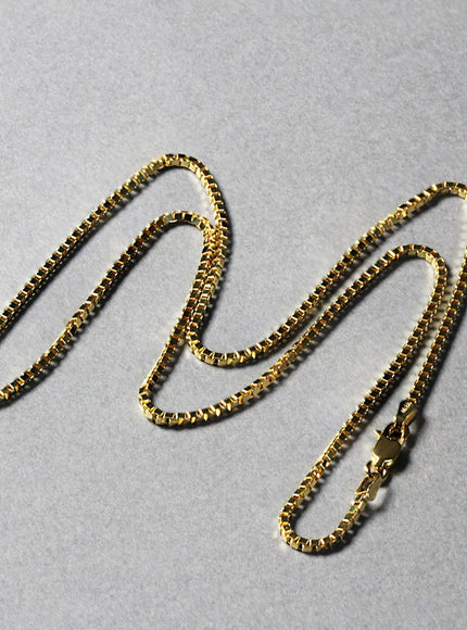 1.6mm 14K Yellow Gold Classic Box Chain