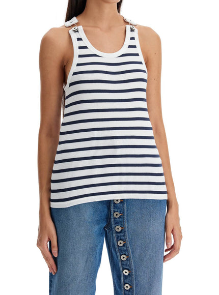 JEAN PAUL GAULTIER striped sailor tank top