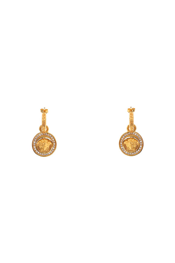 Versace "greek medusa earrings with cr