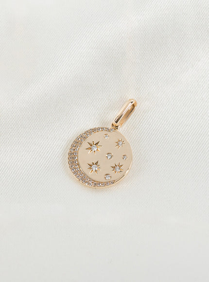 14K Diamond Celestial Necklace