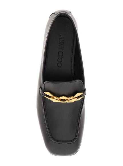 Jimmy Choo Tilda Flat Shoes In Black