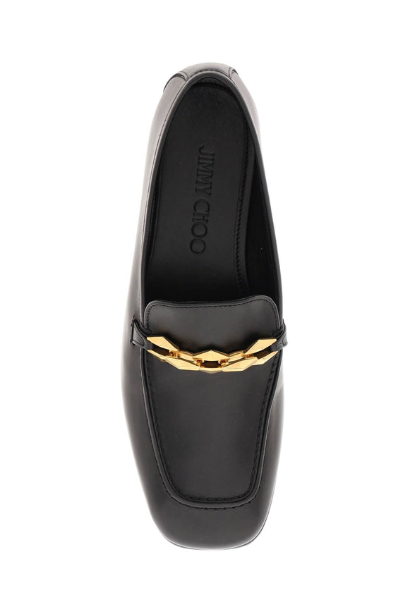 Jimmy Choo Tilda Flat Shoes In Black