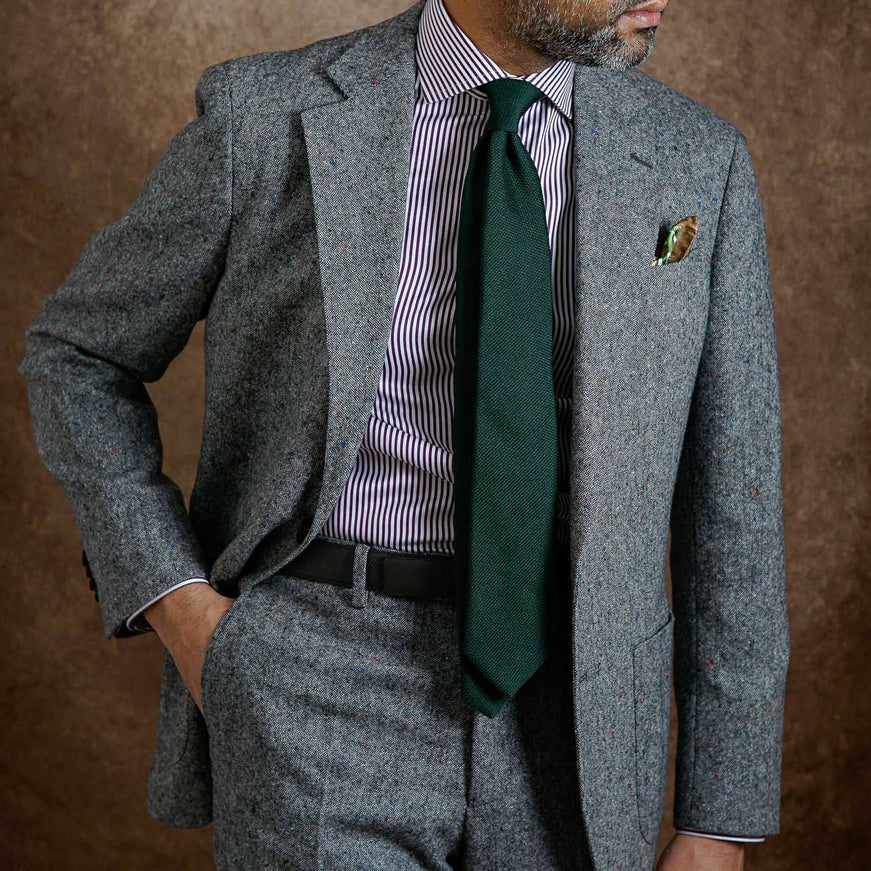 Elizabetta Foresta Silk Grenadine Tie