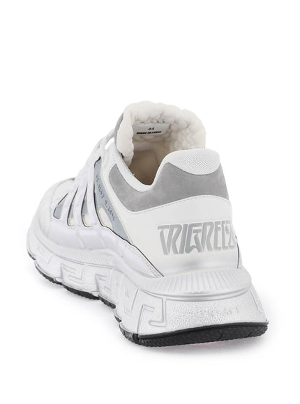 Versace Men's White Trigreca Sneakers