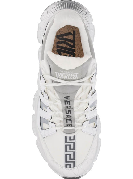 Versace Men's White Trigreca Sneakers