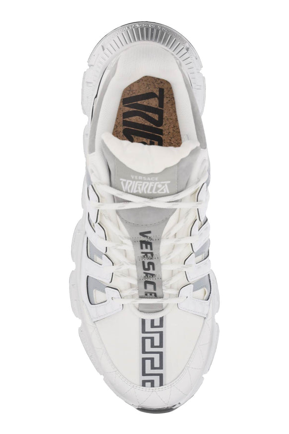 Versace Men's White Trigreca Sneakers