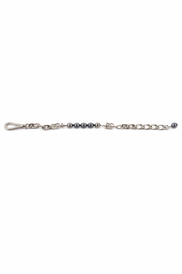 Dolce & Gabbana Silver Tone Chain Lobster Clasp Bracelet