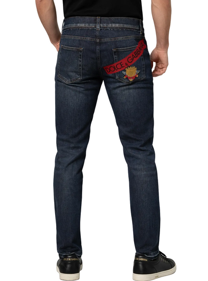 Dolce & Gabbana Blue Stretch Men’s Denim Jeans