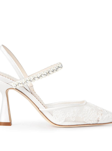 Bella Belle Daniela Lace Slingback Bridal Shoes