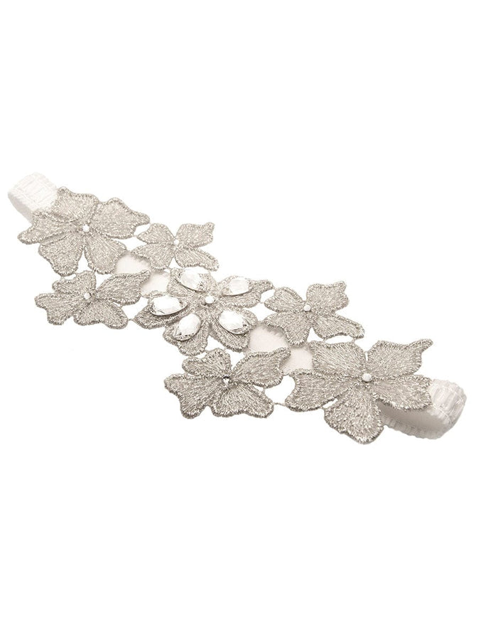Daya Metallic Floral Garter Default Title