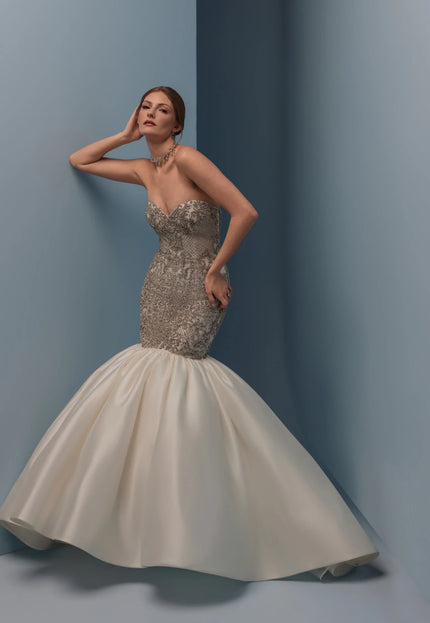 Lazaro Destiny Mermaid Wedding Gown