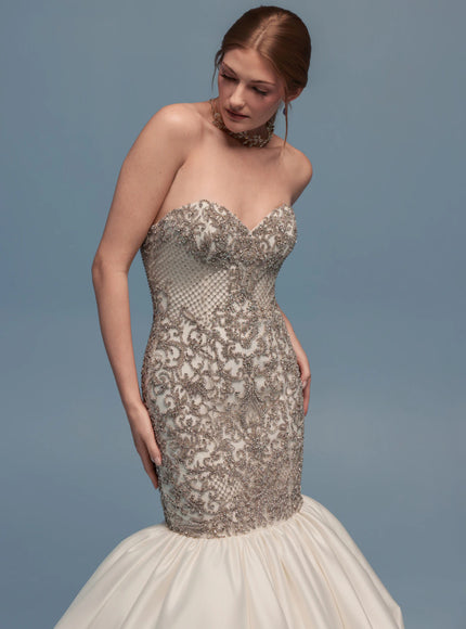 Lazaro Destiny Mermaid Wedding Gown