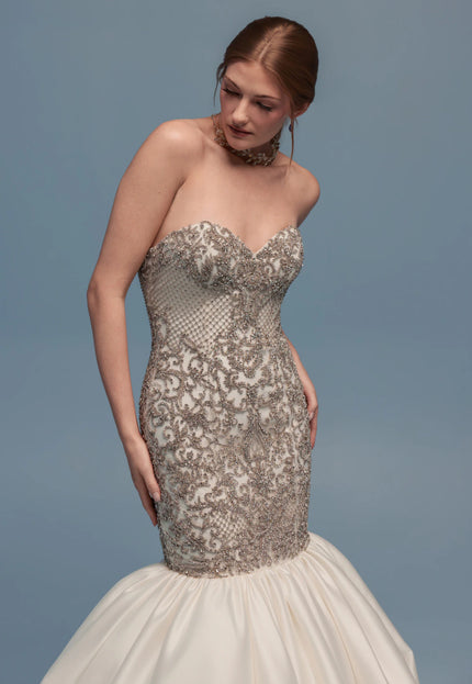 Lazaro Destiny Mermaid Wedding Gown
