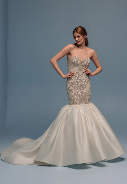 Lazaro Destiny Mermaid Wedding Gown